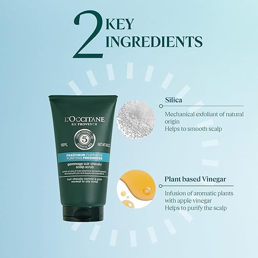 L'Occitane Purifying Freshness Cleansing Scalp Scrub - 150 ml
