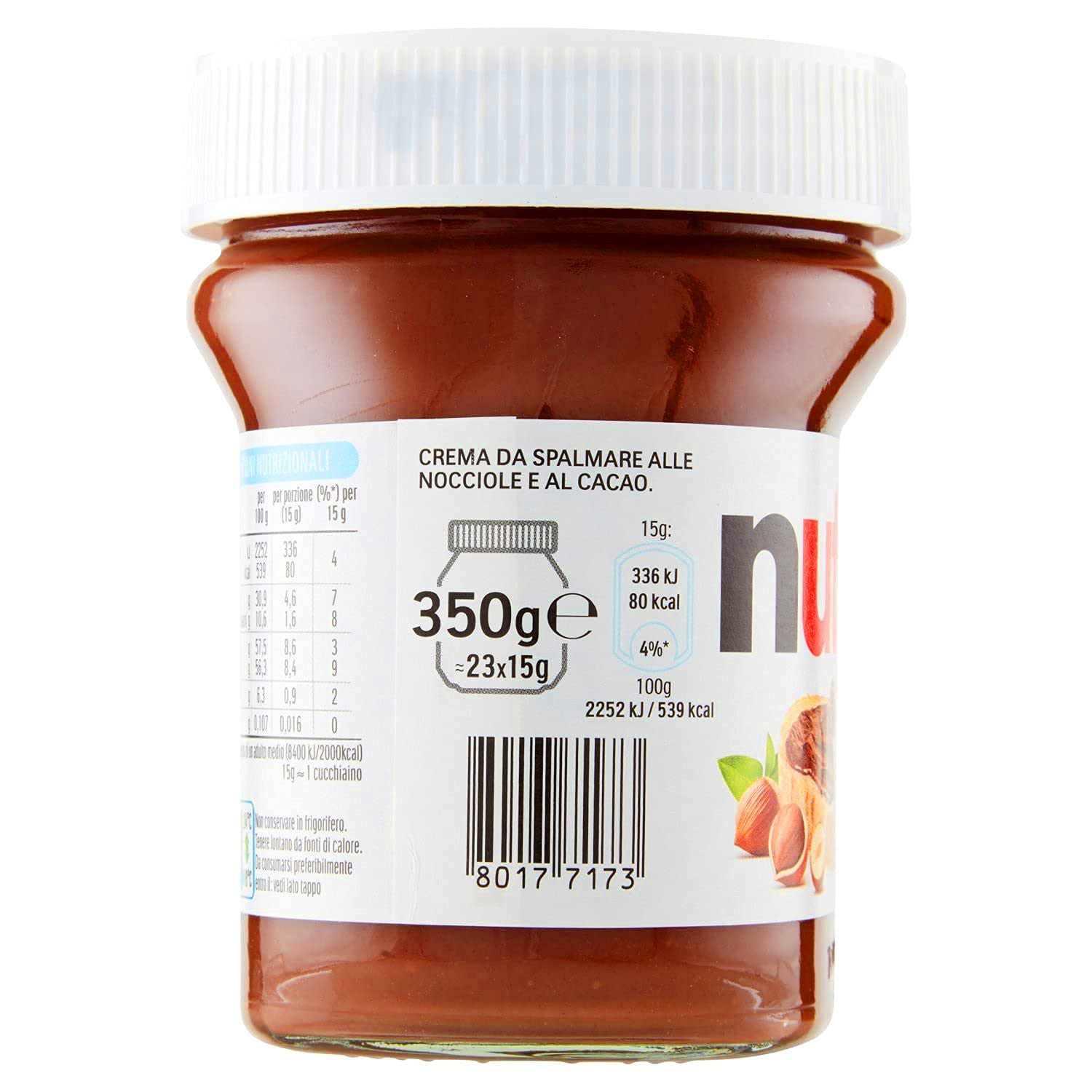 Nutella Chocolate Hazelnut Spread - 350 gms Each (Pack of 2)