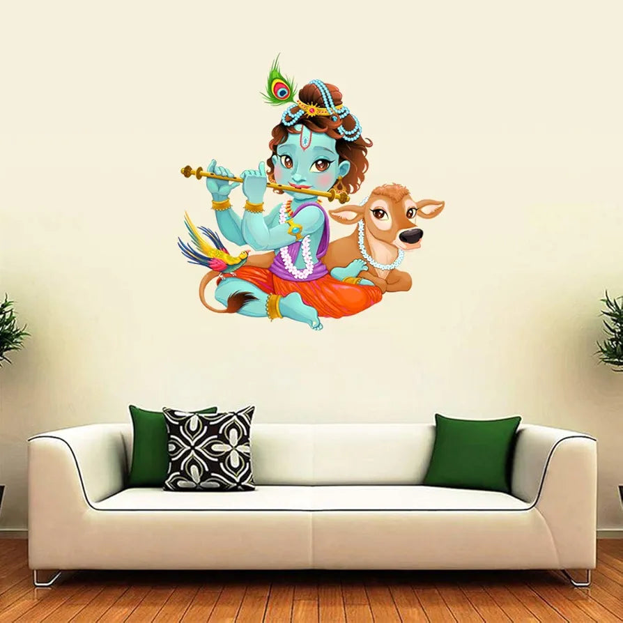 Rangoli Vinyl Wall Sticker Self-Adhesive Wall Decor Parent 2 Design-2