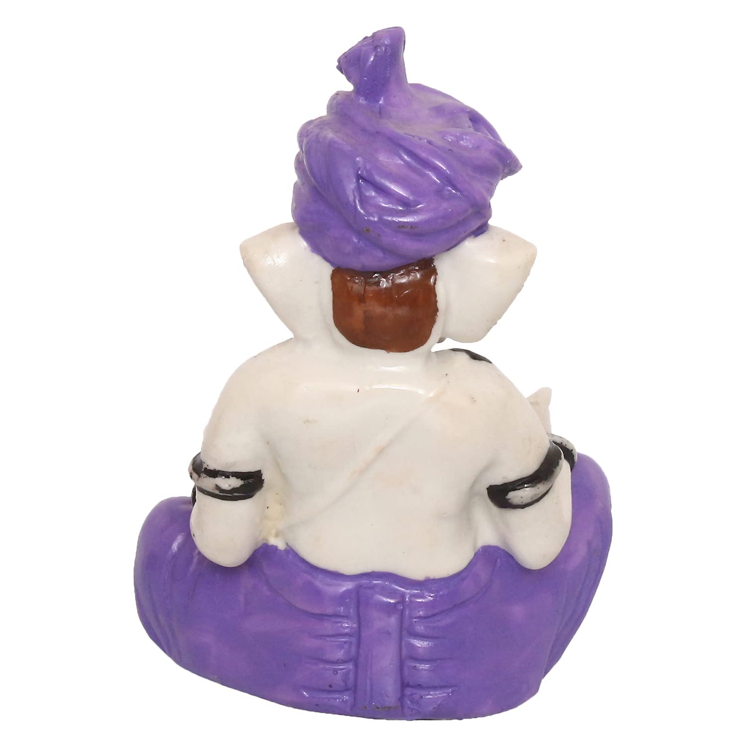 Ecraftindia Synthetic Fiber Lord Ganesha Statue | Purple