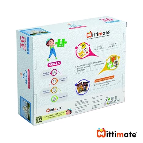 Mittimate Taj Mahal Jigsaw Puzzle Game for Kids Age 4 to 6 Old 36 Pieces Puzzle Toy Birthday Gift for Children
