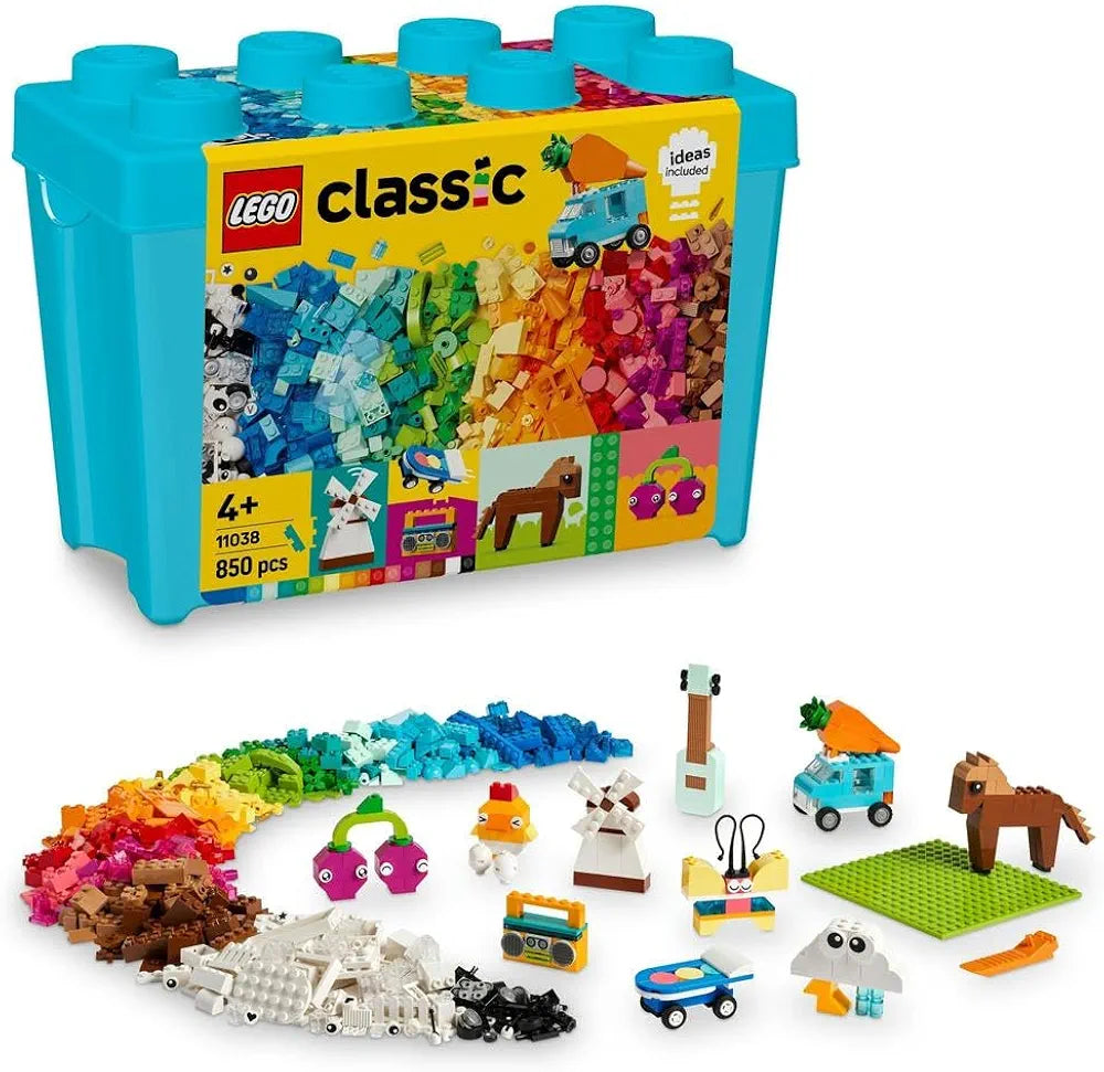Lego Classic Vibrant Creative Brick Box Building Blocks Toy Set 11038 Building Block Toys for Kids, ‎850 Pcs