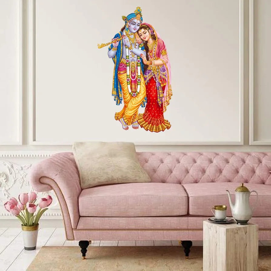 Rangoli White Glossy Vinyl Wall Sticker Premium Self-Adhesive Waterproof Parent-5 Design-18