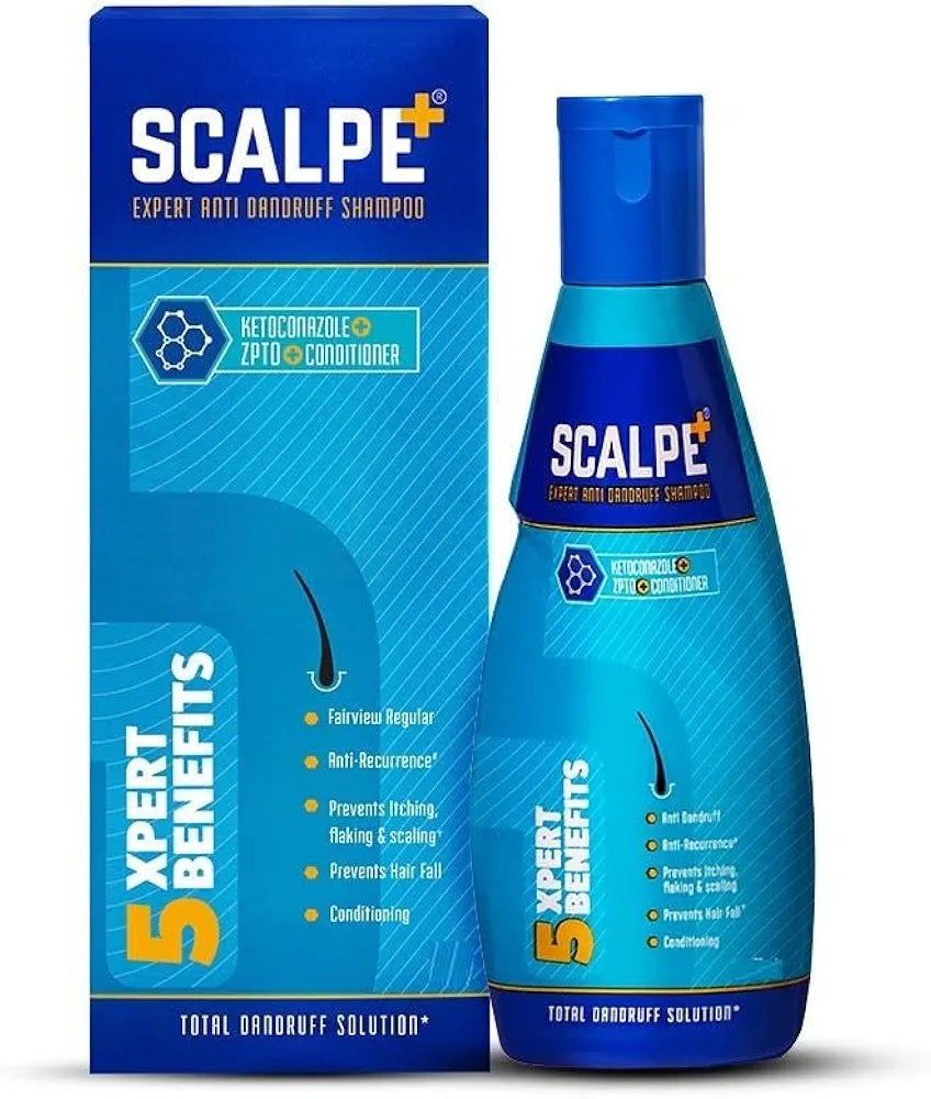 Scalpe+ Expert Anti Dandruff Shampoo for Men and Women - 150 ml