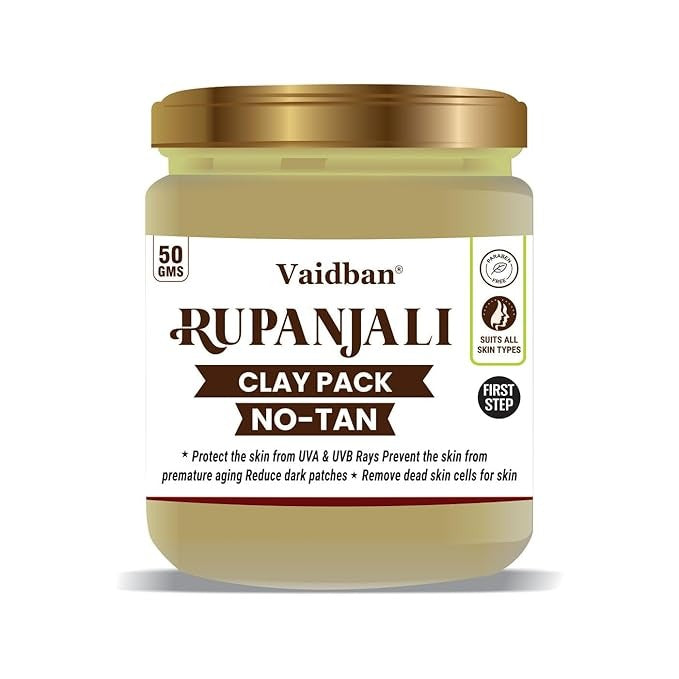 Vaidban Rupanajli Clay Face Pack No-Tan - 50 gms