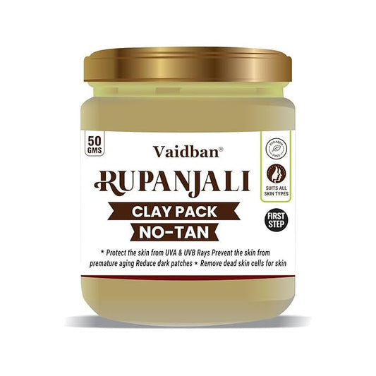 Vaidban Rupanajli Clay Face Pack No-Tan - 50 gms