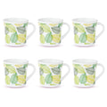 Larah by Borosil Crysta Series Noma Opalware Mug | Set of 6 Tea/coffee Mugs | 160 Ml Each
