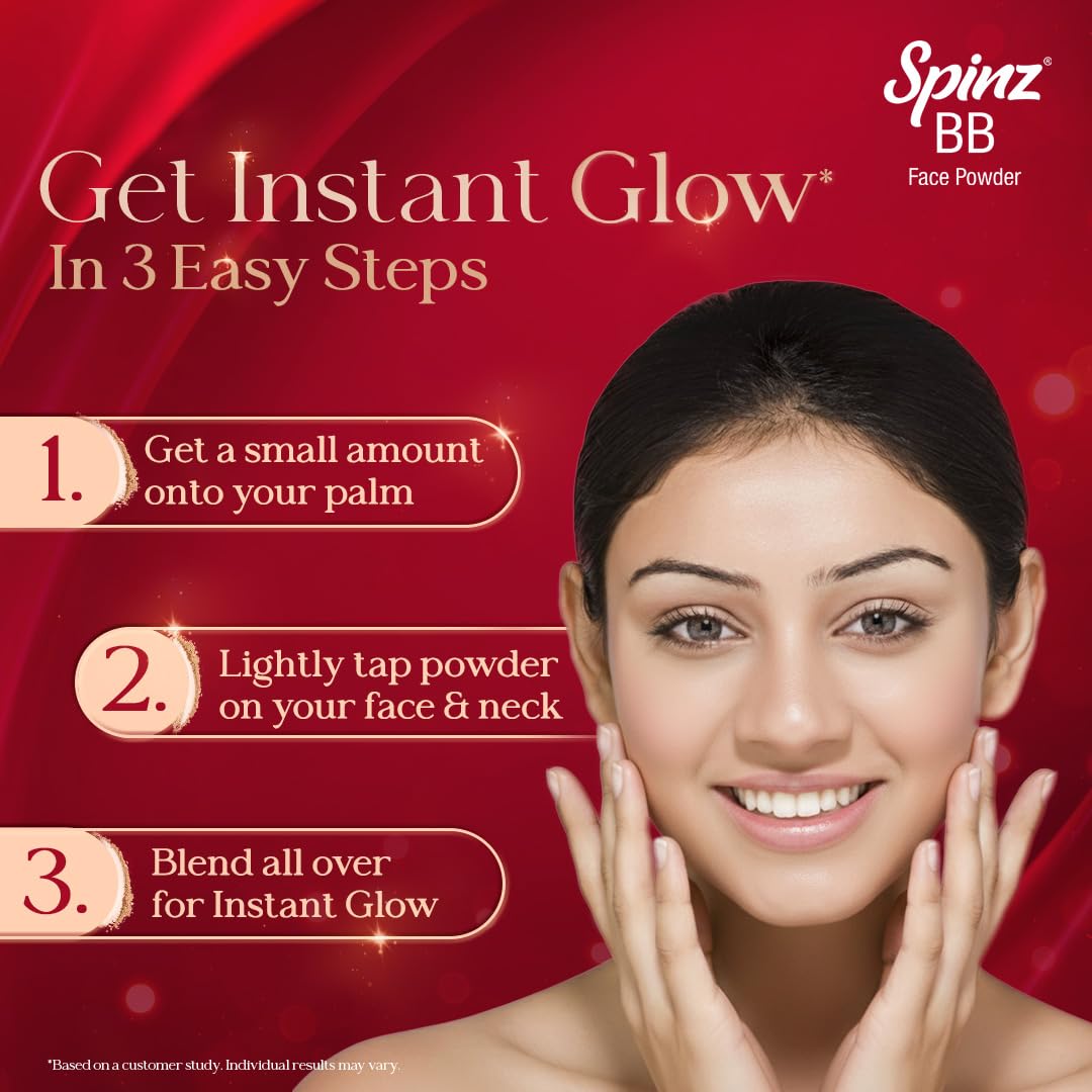 Spinz BB Brightening & Beauty Face Talc for Instant Brightness | Lasts 2X Longer, Covers Dark Spots and Blemishes, Gives Soft and Smooth Skin (Natural Beige) â€“ 70 gm