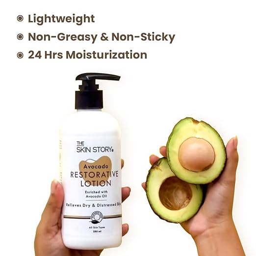 The Skin Story Avocado Restorative Body Lotion for Dry Skin - 280 ml