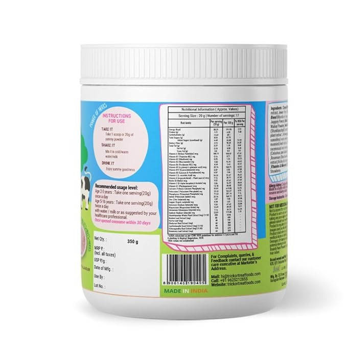 Trick or Treat Better Herbs Brainify Nutrition Drink Powder Strawberry