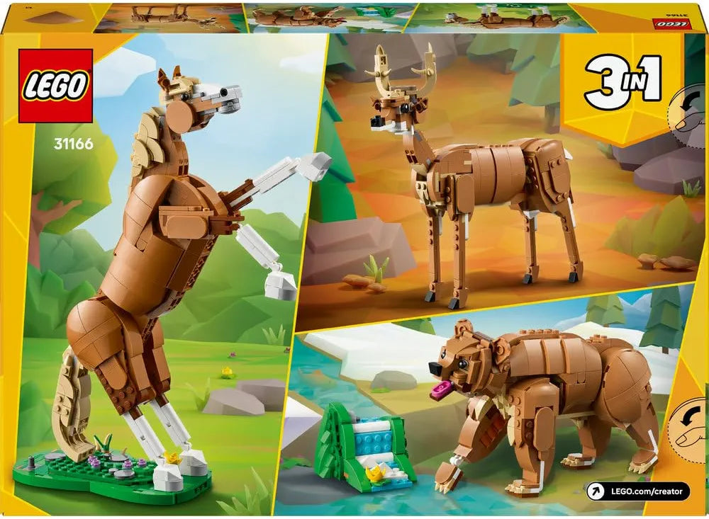 Lego Creator 3in1 Beautiful Horse Toy Animal Building Set 31166 Toys for 9+ Gift for Boys and Girls