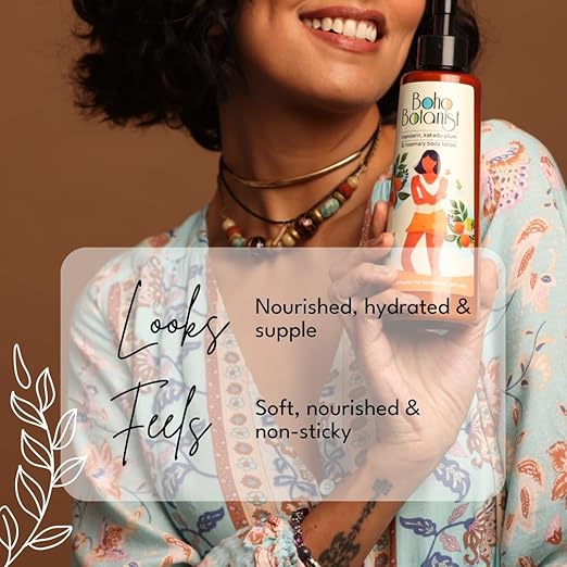 Boho Botanist Mandarin,Kakadu Plum & Rosemary Body Lotion - 350 ml