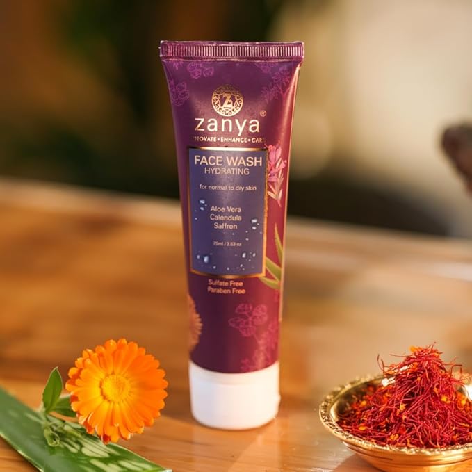 Zanya Hydrating Face Wash for Dry Skin - 75 Ml