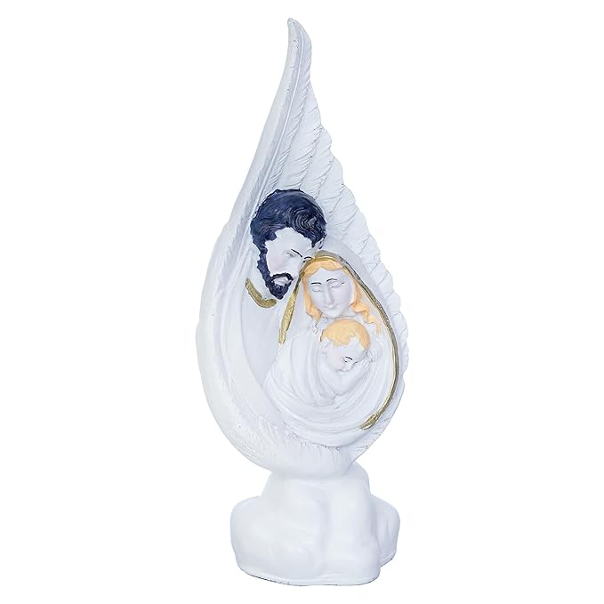 Ecraftindia Holy Jesus Christ Family Statue Decorative Showpiece