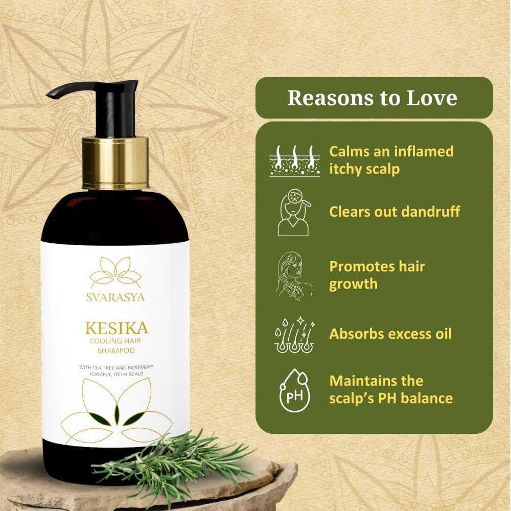 Svarasya Kesika Cooling Hair Shampoo - 200 ml
