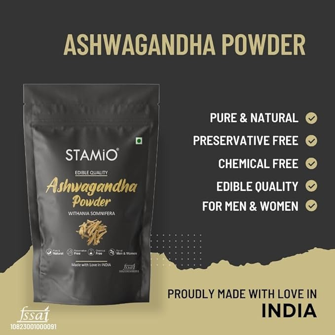Stamio Ashwagandha Powder - 250 gms