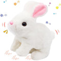 Kidology Electronic Bunny Toy for Kids Hopping & Jumping Rabbit White Color