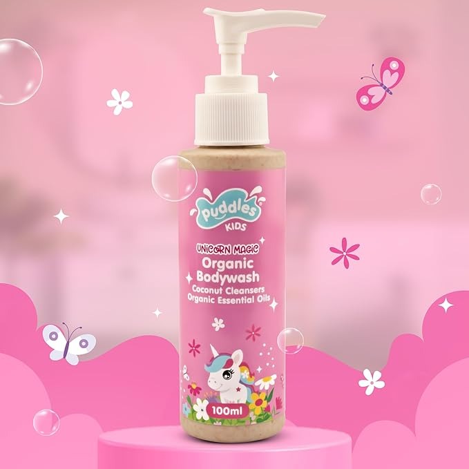 Puddles Organic Nourishing Floral Gel BodyWash Kids - 100 ml