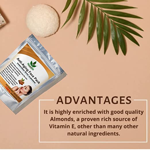 Havintha Anti-Aging Face Pack Enriched with Almonds for Skin Moisturizing - 227 gms