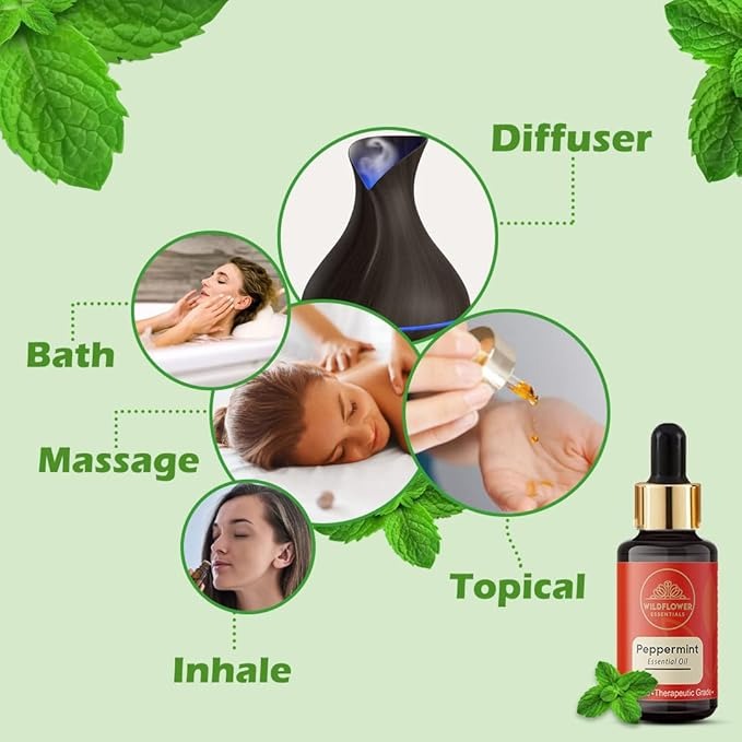 Wildflower Essentials Peppermint Essential Oil - 15 ml