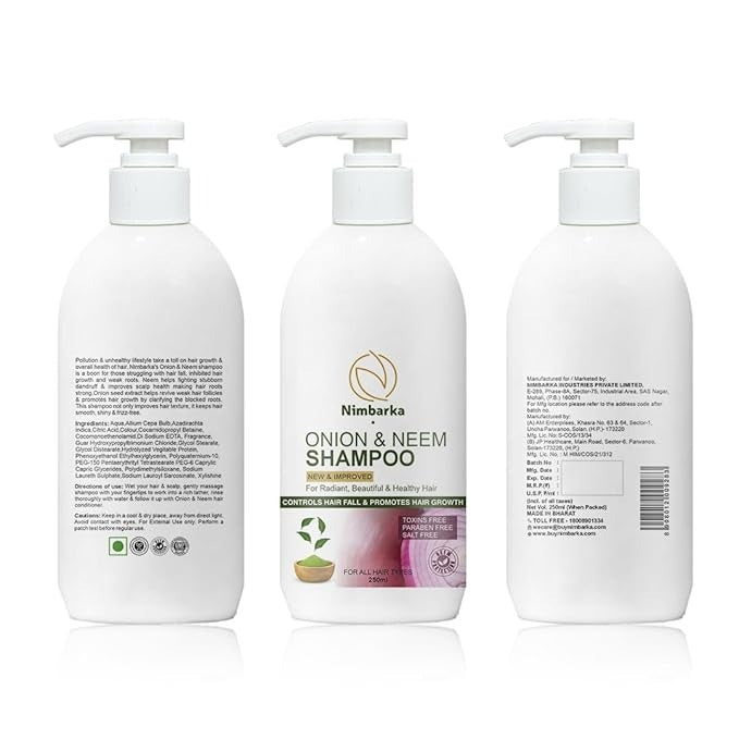 Nimbarka Onion & Neem Shampoo - 250 ml