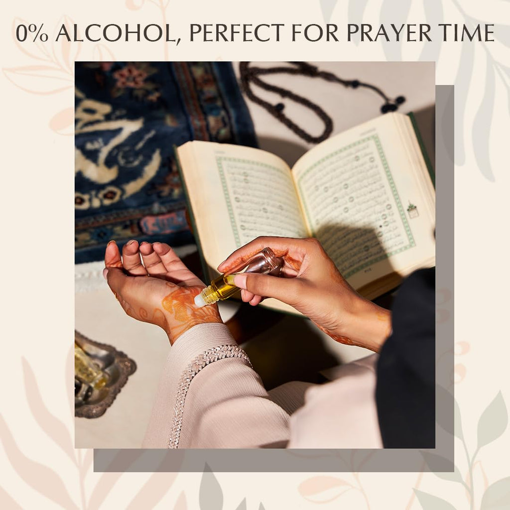 Jasmine Attar Oil by Dukhni | Arabic perfume oils for men and women | 100% pure ittar roll on, oud oil, woody oudh perfume | Eid, Ramadan, Umrah Gifts & Vegan Islamic Fragrances