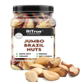RiTrue - Exotic Brazil Nuts - 250 Gm - Brazilian Nut Organic | Raw | Rich Source of Selenium Protein Rich - Imported from Peru