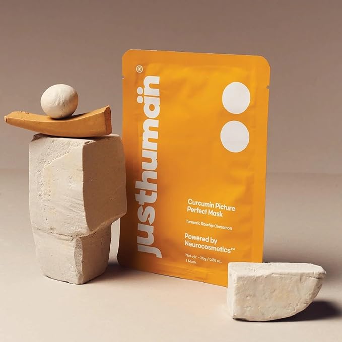 Justhuman Curcumin Picture Perfect Face Mask - 1 mask
