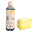 Pet Needs Bio Clean Long Coat Dog Shampoo With Soft Silicone Shampoo Dispenser Brush | Moisturising and Gentle on Skin | 500 Ml