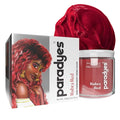 Paradyes Top-up Semi-permanent Rubra Red Diy Conditioner Based Hair Colour - 120 Gms