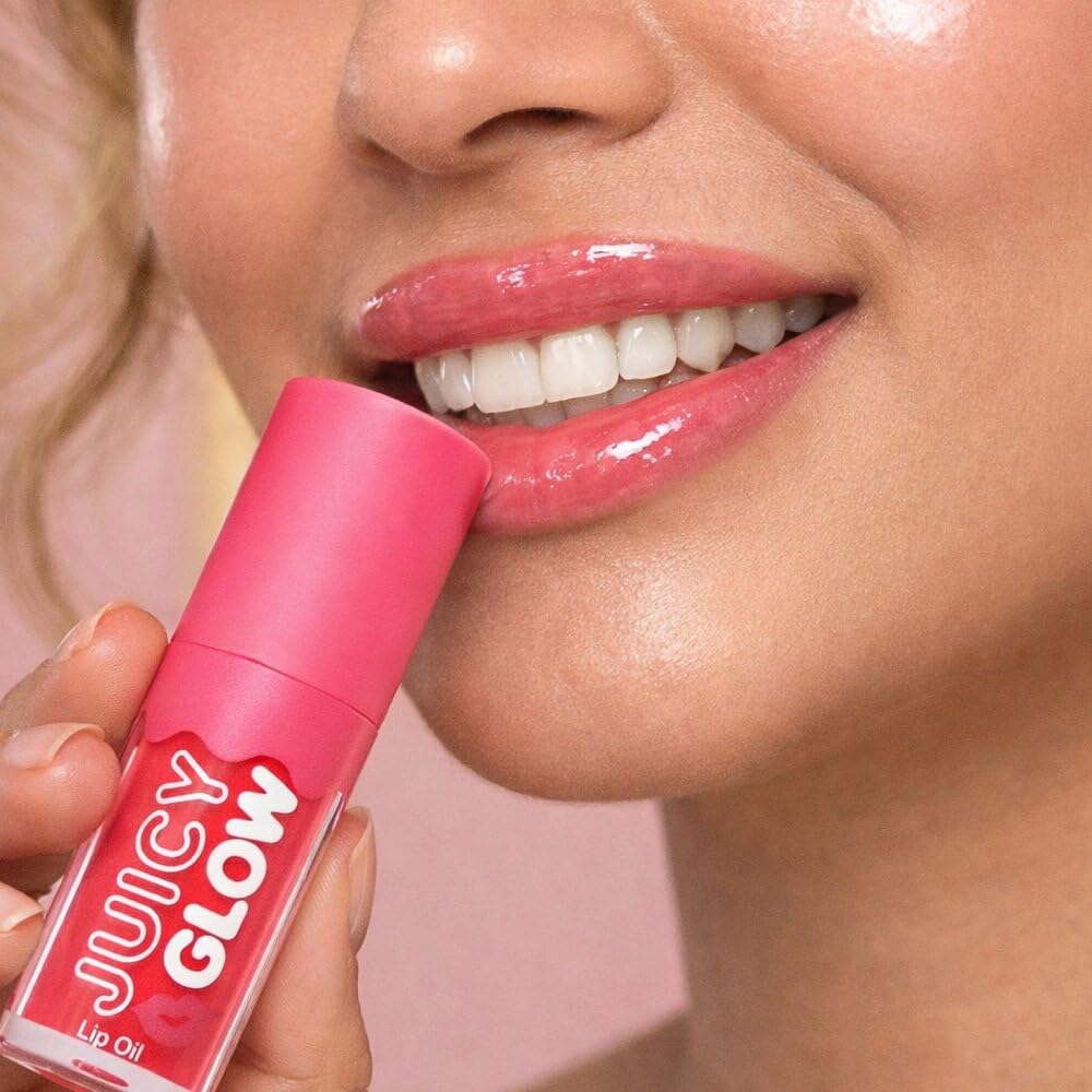 Daily Life Forever52 Juicy Glow Lip Oil â€“ Hydrating Tinted Lip Gloss, Plumping & Nourishing Formula | Non-Sticky, High Shine Gloss | Sheer Juicy Tint for Soft Lips (Sour Watermelon-03, Juicy Lip Glow) | Hydrating Lip Oil