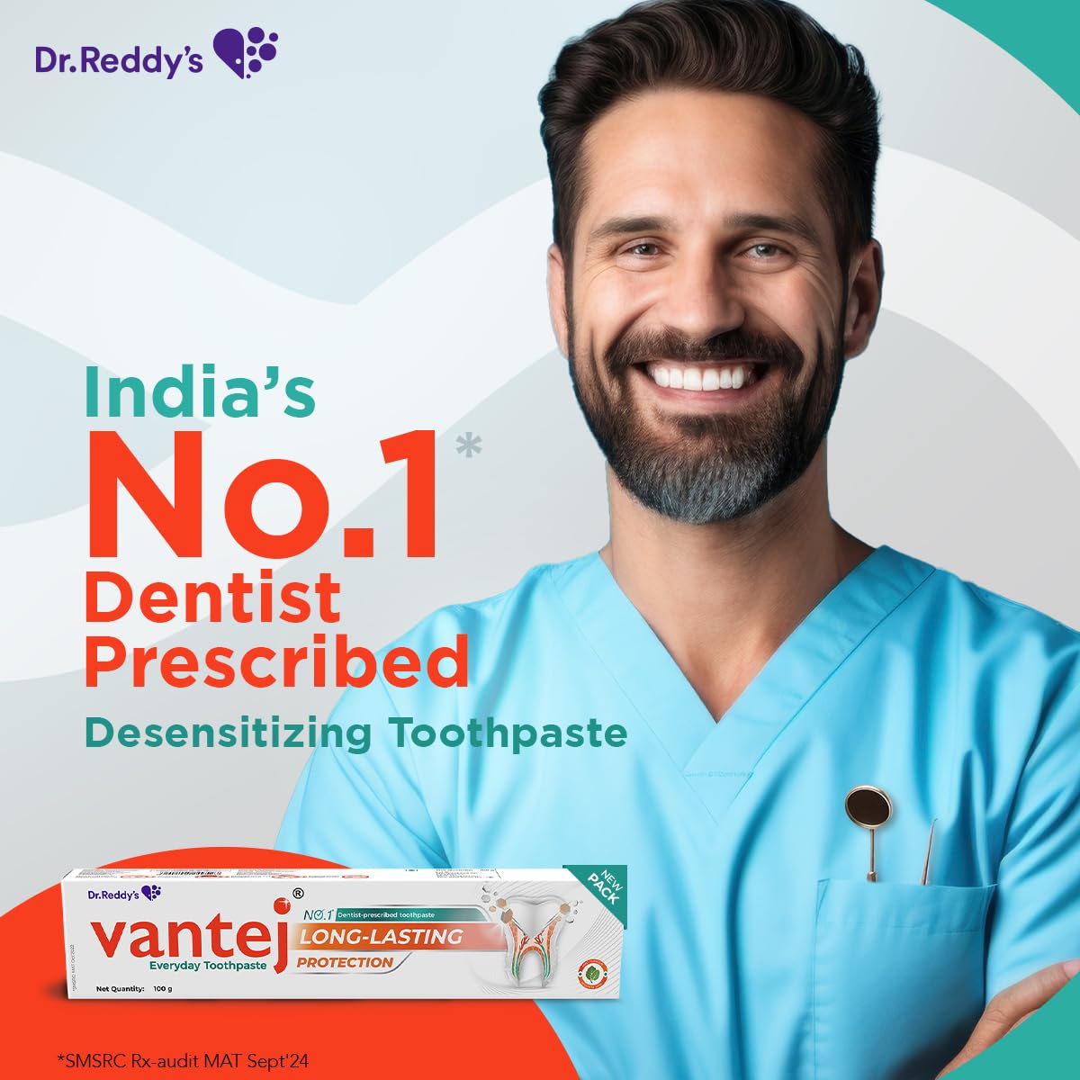 Dr. Reddy's Vantej Toothpaste - 100 gms