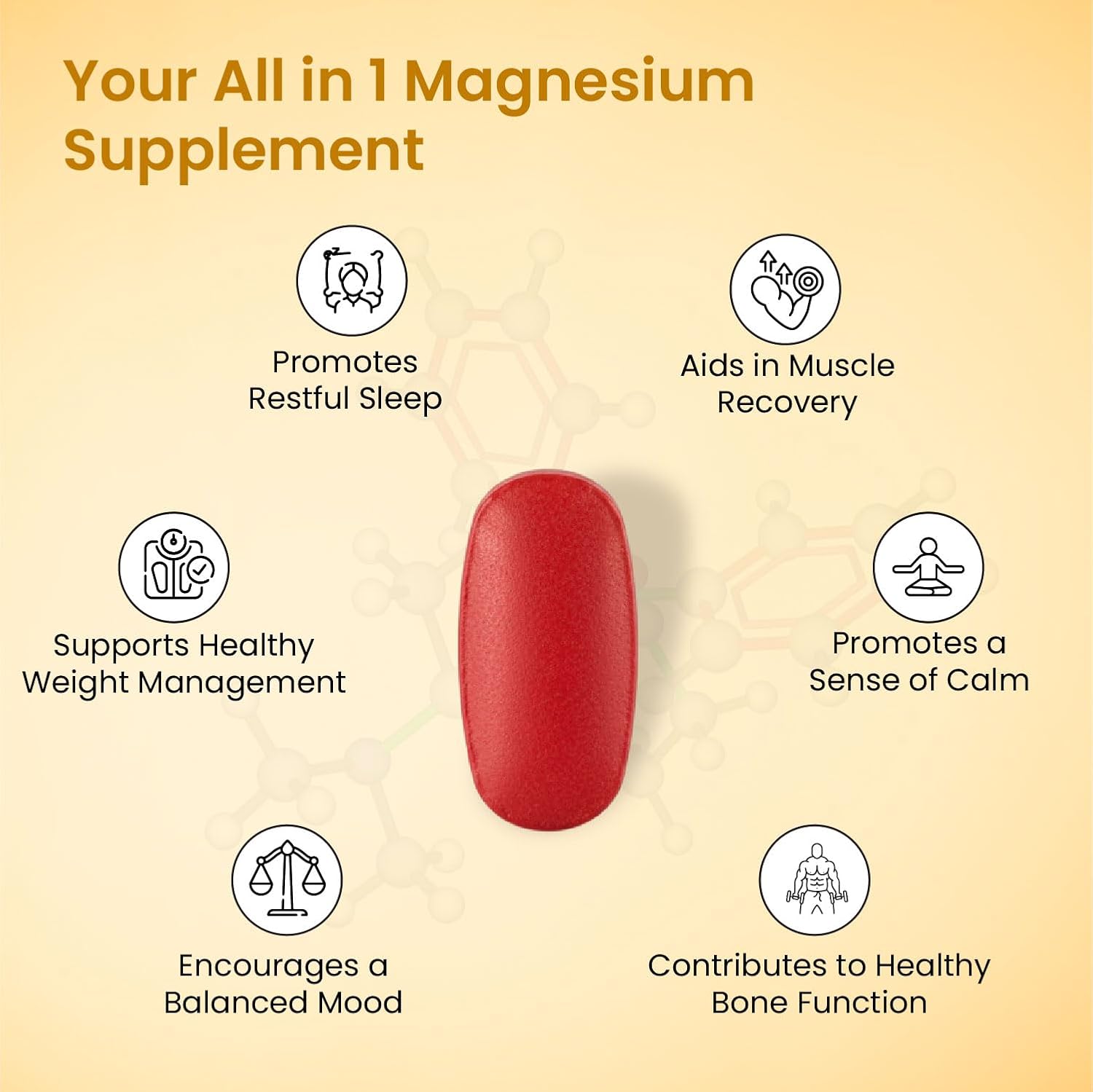 Vlado's Himalayan Organics 5X Strength Liposomal Magnesium Supplement - 2100mg+ with Chelated Magnesium Glycinate, Citrate, Oxide, Threonate, Aspartate & Triple magnesium Complex | For Sleep, Cramps, Recovery 120 Tablets
