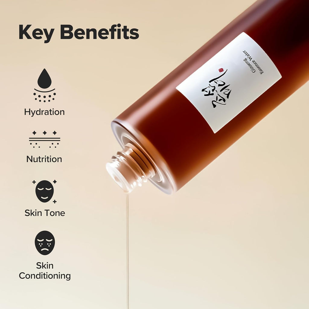 Beauty of Joseon Ginseng Essence Water, 150ml | Hydrating Korean Facial Essence Lightweight Daily Hanbang Formula with Ginseng Extract