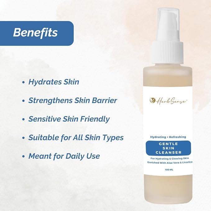Herbsense Hydrating Gentle Skin Cleanser for Dry to Normal - 100 ml