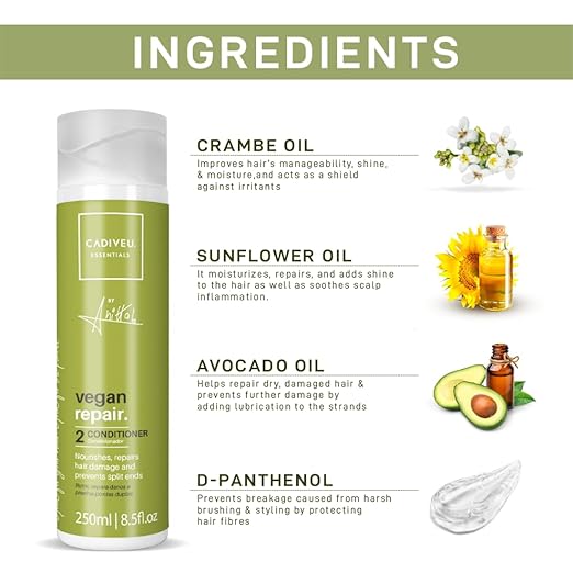 Cadiveu Vegan Hair Conditioner - 250 ml