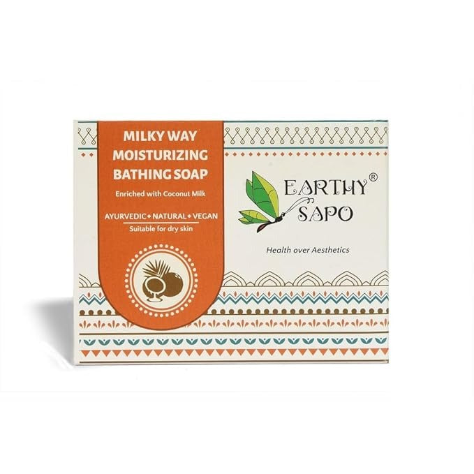 Earthy Sapo Handmade Milky Way Moisturizing Bathing Soap - 100 gms