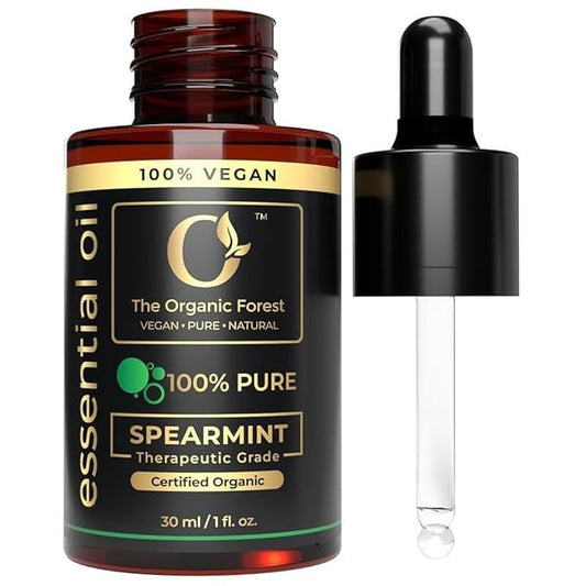 The Organic Forest Organic Spearmint Oil for Skin and Body Massage - 30 ml