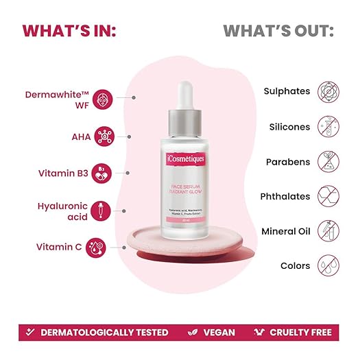 iCosmetiques Radiant Glow Face Serum Vitamin C - 40 ml