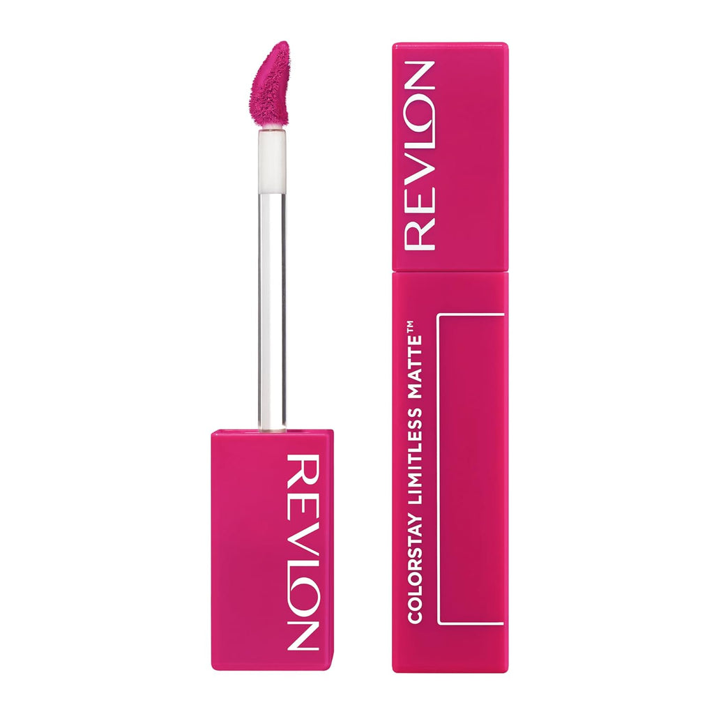 Revlon ColorStay Limitless Matte Liquid Lipstick, Vegan Formula, No-Budge, Longwear Lip Color, Long Lasting, Lightweight/Comfortable, Waterproof, 007 Icon Era, 5 ml