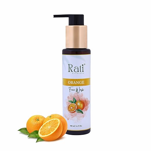 Rati Ayurveda Orange Vitamin C Face Wash - 100 ml