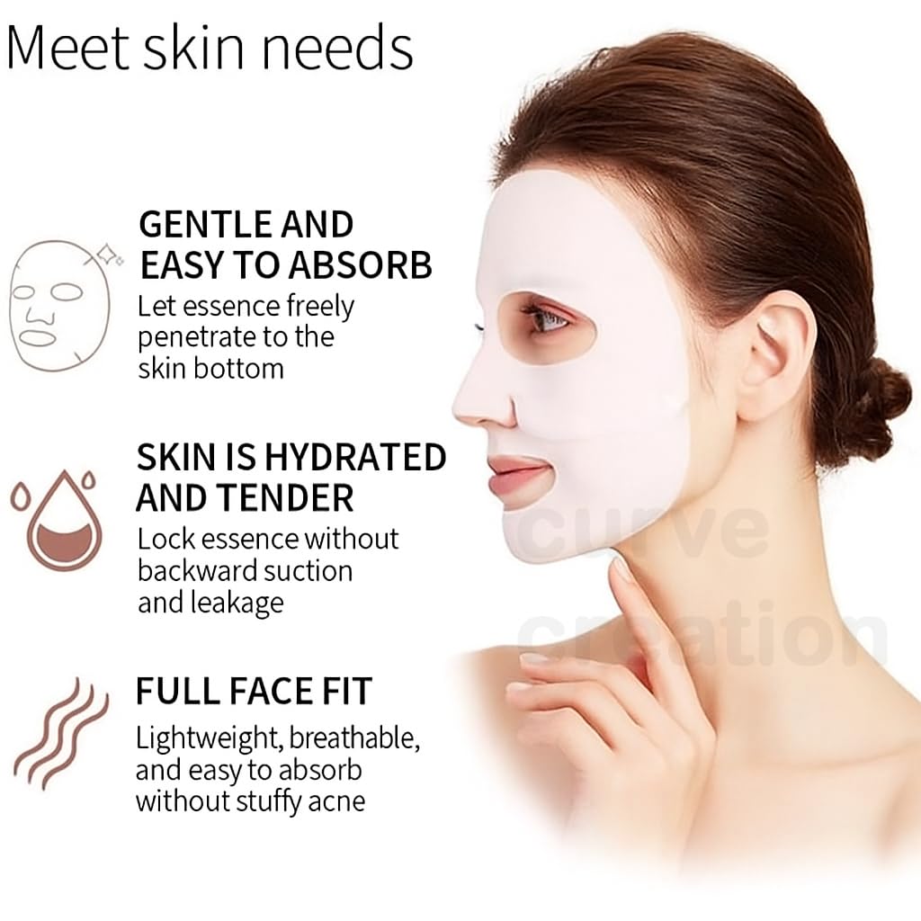 Bio Collagen Deep Collagen Night Mask Hydrating Overnight Hydrogel Korean Glass Skin Mask For Deep Hydration Wrapping Peel Off Facial Mask Pack (Pack of 1)