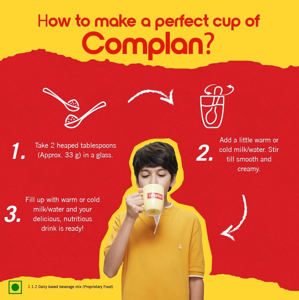 Complan Nutrition Drink Powder for Children Royale Chocolate Flavour - 500 grams Carton