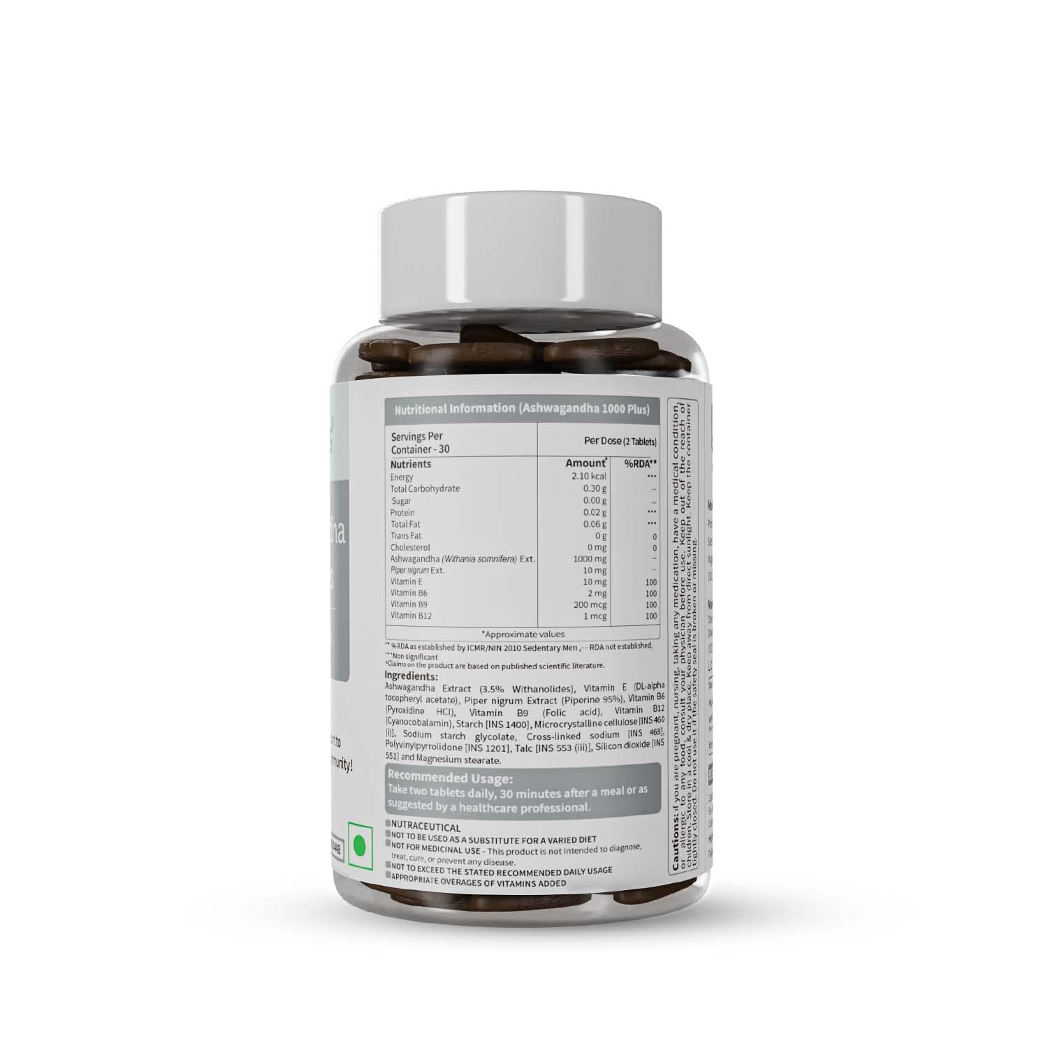 Neuherbs Ashwagandha Tablets - 60 tabs