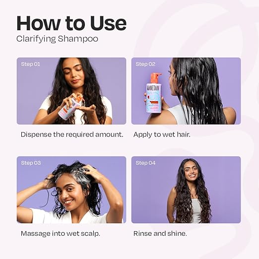 Manetain Clarifying Shampoo for All Hair Types - 236 ml