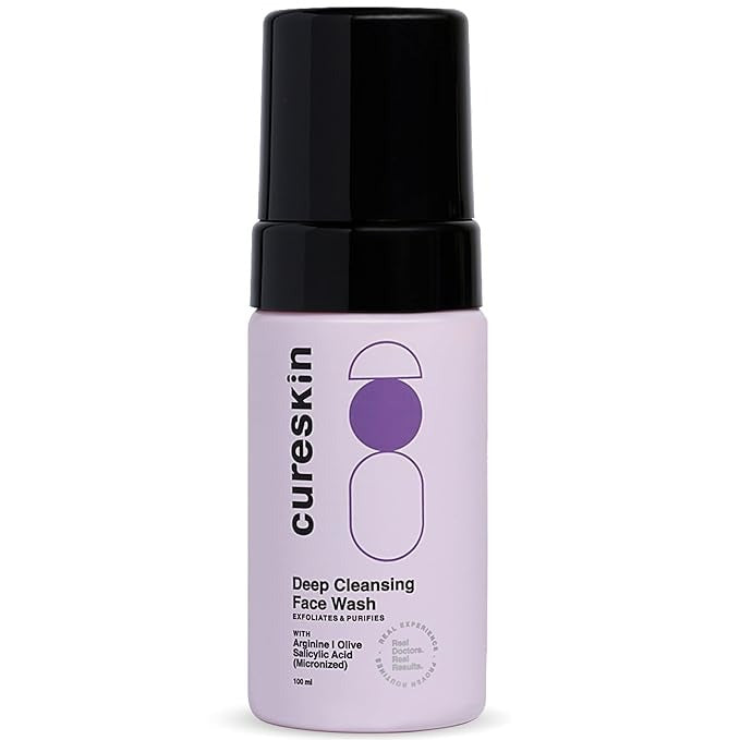 Cureskin Deep Cleanse Salicylic Acid Face Wash for Oily Skin - 100 ml