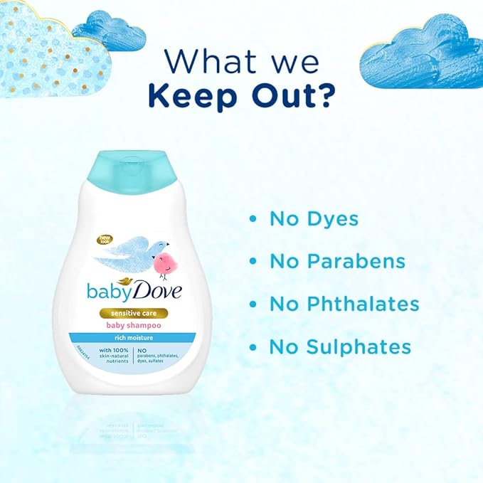Baby Dove Shampoo Mild No Tears Rich - 200 ml