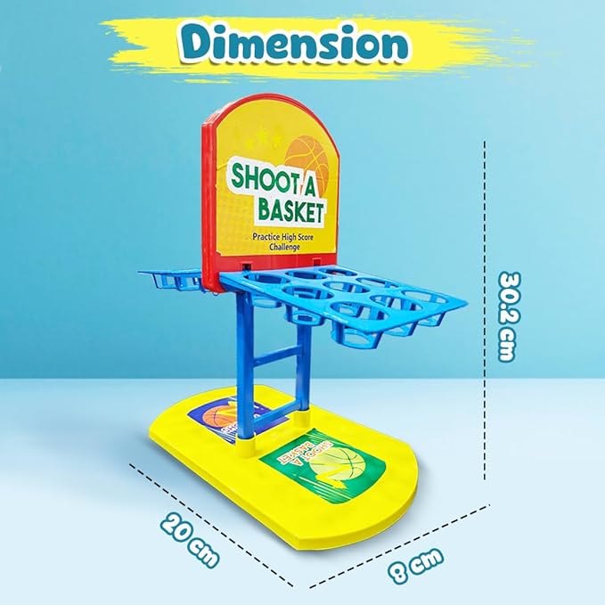 Wembley Shoot-A-Basketball Board Game for Boys & Girls Tabletop Action