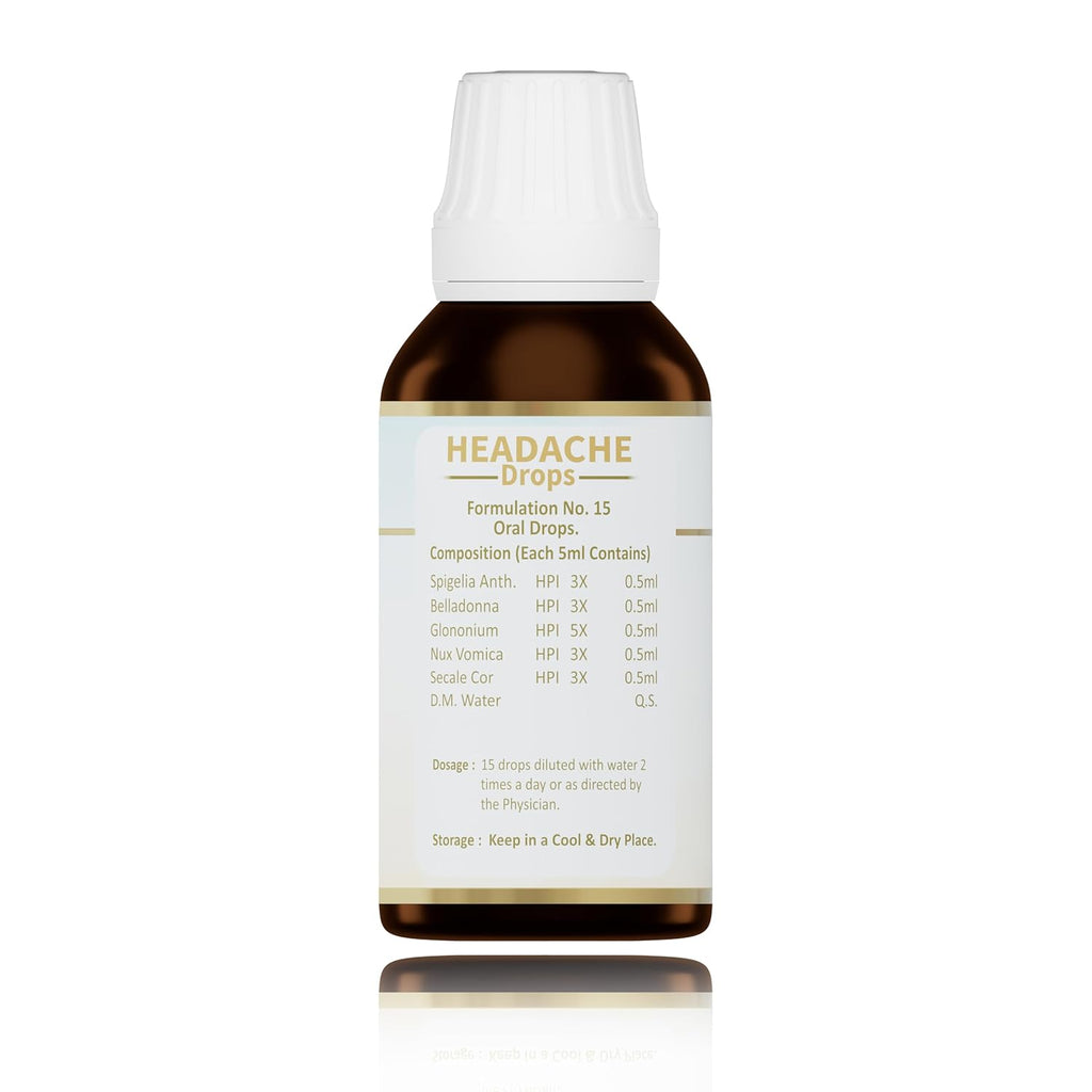 Jeena Sikho Headache Drops | Good for Overall Health - 30 Ml