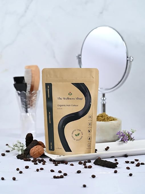 The Wellness Shop - Organic Black Hair Color (Henna) - 100 gms